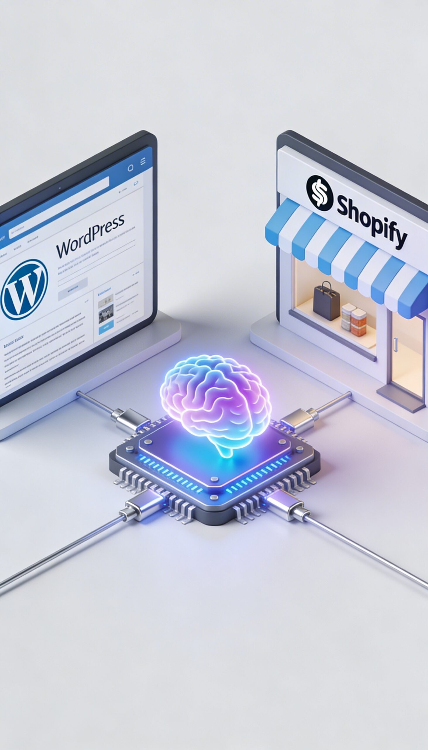 How to Integrate AI Into Your Existing WordPress or Shopify Store